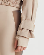 WARD HOODIE JACKET BEIGE