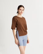 HAILEY TOP OLIVE BROWN