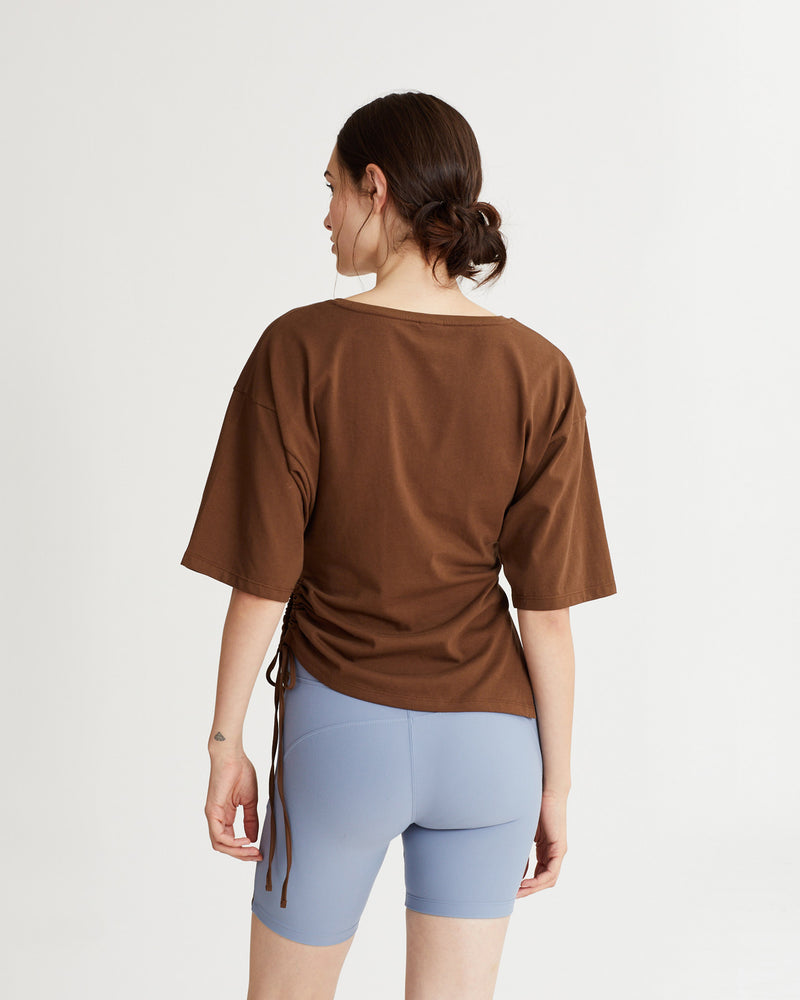 HAILEY TOP OLIVE BROWN