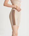 FARRAH SHORTS IRIDESCENT OLIVE BROWN & OAT COMBO