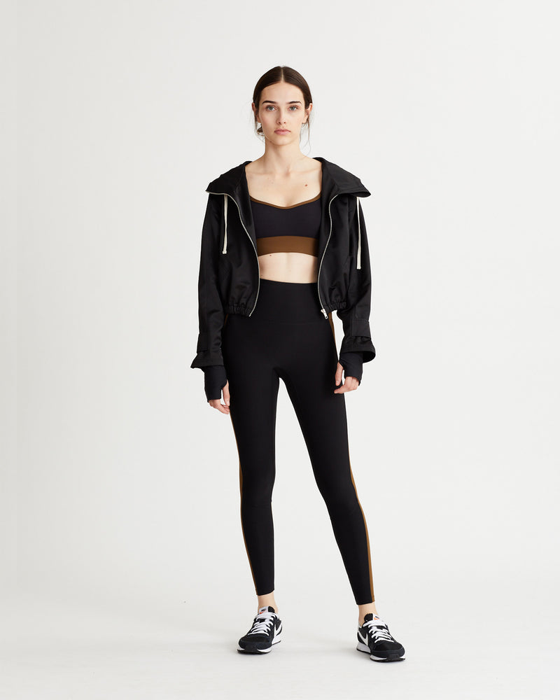 ALEX LEGGINGS BLACK & OLIVE BROWN COMBO