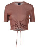 PARVEEN TOP IRIDESCENT SIENNA