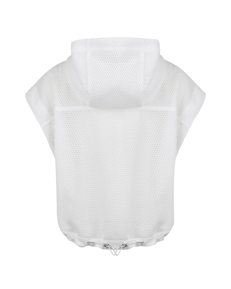 LEO MESH VEST WHITE