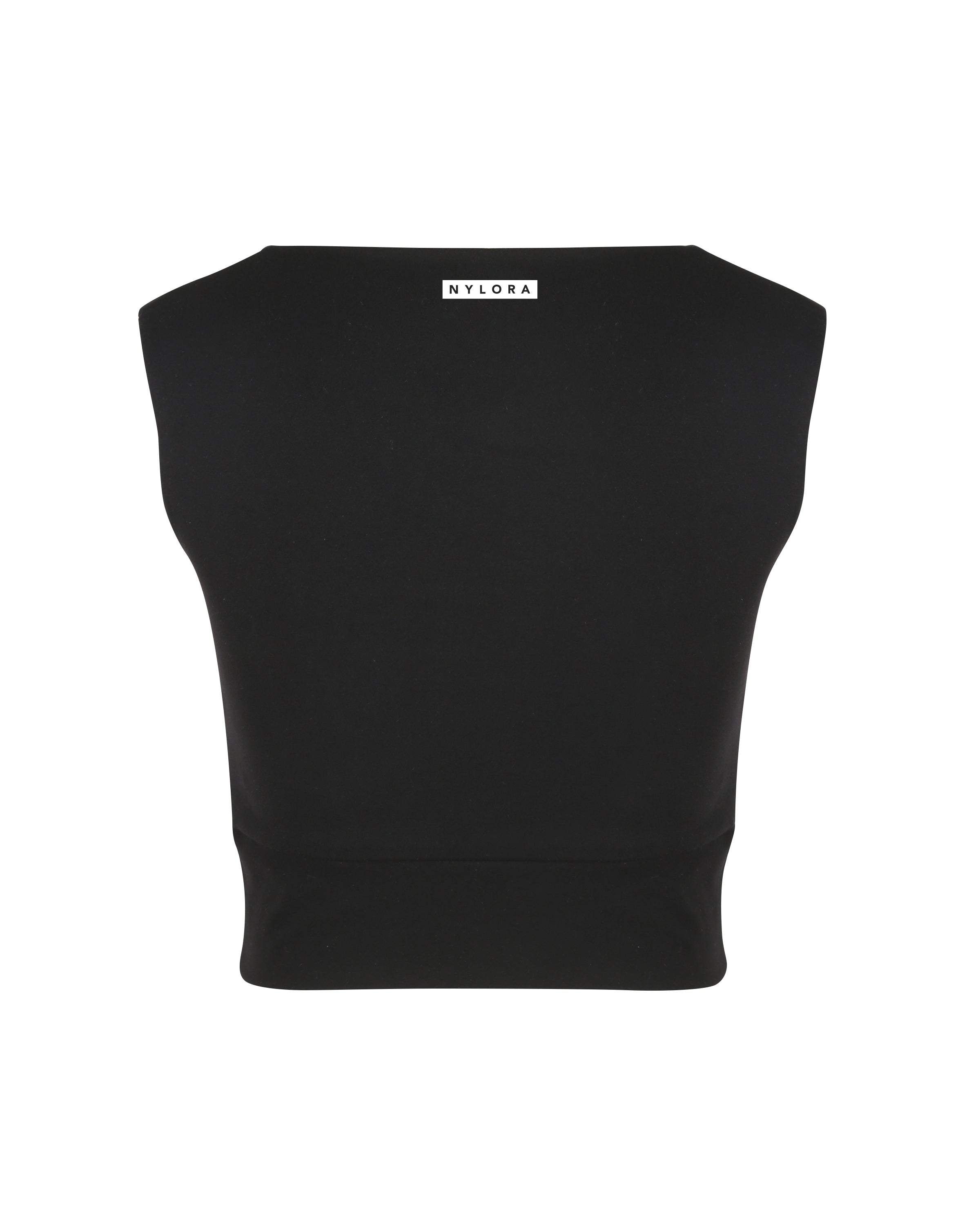 MARTHA ASYM TOP - BLACK