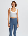 MARNE TANK STEEL BLUE & WHITE COMBO