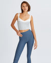 MARNE TANK STEEL BLUE & WHITE COMBO