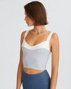 MARNE TANK STEEL BLUE & WHITE COMBO