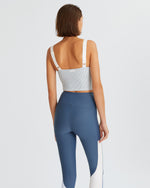 MARNE TANK STEEL BLUE & WHITE COMBO