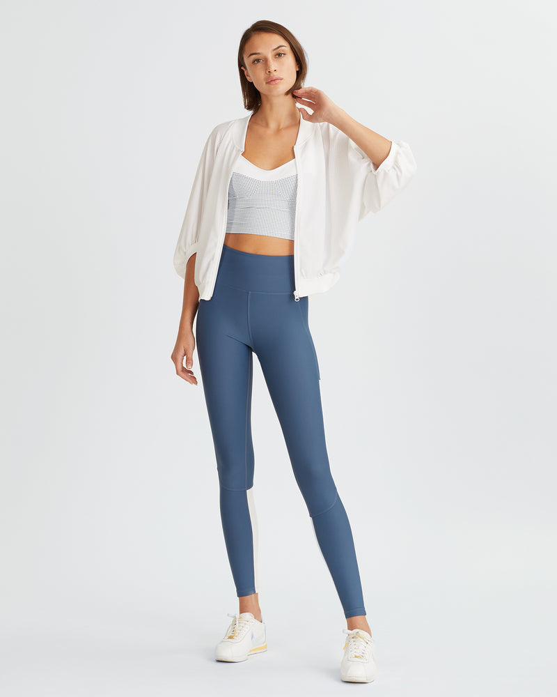 MARNE TANK STEEL BLUE & WHITE COMBO