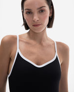 DRAY JUMPSUIT BLACK & WHITE COMBO
