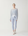 TAYLOR LEGGINGS CLOUDY BLUE & WHITE COMBO